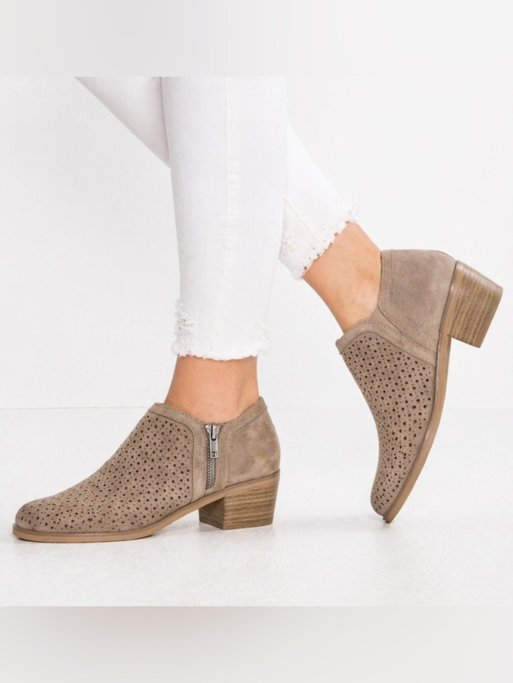 Ankle Booties Taupe Ortho lite very comfortable Brand New